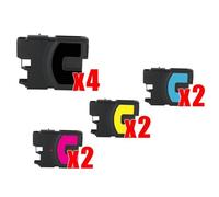 10 Cartucce compatibili Brother LC980 e LC110