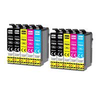 10 CARTUCCE COMPATIBILI CON EPSON XP-2200 XP-2205 XP-3200 XP-3205 XP-4200 604XL