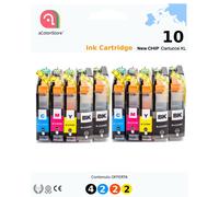 10 Cartucce compatibili LC223XL per Brother MFC j4625 j5320dw j5620dw j5625dw