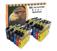 10 cartucce compatibili per Brother LC 127 LC 125 DCP j4110 DW, MFC mfc-j4410 DW, J4510 DW, MFC j4610 DW, MFC J4710 DW
