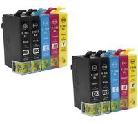 10 Cartucce Compatibili Per EPSON 502XL NERO (x4) + COLORE (x2) Serie Jumelle