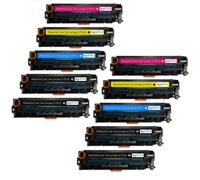 10 Cartucce di toner rimpiazzare HP CF410A, CF411A, CF412A, CF413A (410A)