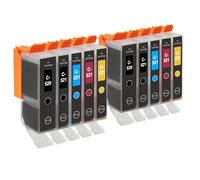 10 Cartucce d'inchiostro (5 Impostato) per Canon PIXMA iP4700, MP560