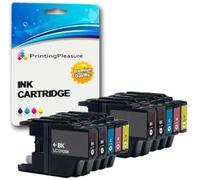 10 Cartucce d'inchiostro compatibili per Brother DCP-J525W DCP-J725DW DCP-J925DW MFC-J425W MFC-J430W MFC-J435W MFC-J5910DW MFC-J625DW MFC-J6510DW MFC-J6710DW MFC-J6910DW MFC-J825DW | LC1240 LC1220