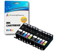 10 Cartucce d'inchiostro compatibili per Canon Pixma iP7150 iP7250 iP8750 iX6850 MG5450 MG5550 MG5650 MG6350 MG6450 MG7150 MX725 MX925 | PGI-550PGBK XL CLI-551BK XL CLI-551C XL CLI-551M XL CLI-551Y XL