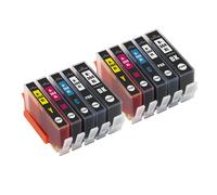 10 Cartucce d'inchiostro per HP Photosmart 7510 C5383 D5463 C309 C310a C510a