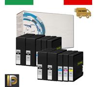 10 CARTUCCE PGI 2500 PER MAXIFY MB5150, MB5455, MB5450, MB5350, MB5155, MB5050
