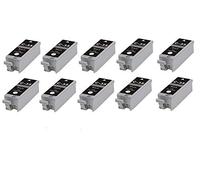 10 cartucce PGI-35, inchiostro nero, compatibili con Canon Pixma IP100, IP110, mini 260,320 PGI-35BK.