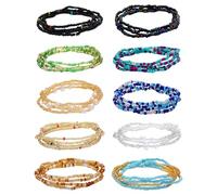 10 Catene In Vita Per Donne, Catene Di Perline Elastiche In Vita, Catene Del Ventre Per Ragazze, Catene Di Danza Del Ventre Estive, Catene Decorative In Vita, Catene Per Il Corpo