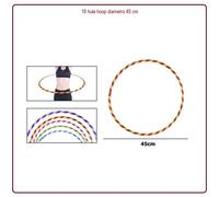 10 cerchio hula hoop ginnastica artistica bambini sport ginnico 45 cm anello gym