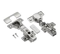 10 cerniere a chiusura morbida a 110°, per cucina, camera da letto, armadietto, con rivestimento completo