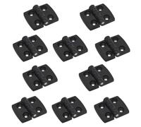 10 cerniere pieghevoli per porta dell'armadio, scatola portagioie leggera con cerniera nera e chiavistelli piccoli