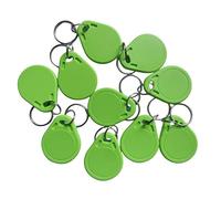 10 chiavi MF Classic 1K RFID da 13,56 MHz ISO14443A per controllo accessi della porta dell'hotel, colore verde