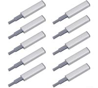 10 chiavistelli magnetici a pressione per porte di armadietti, in acciaio inossidabile, resistenti alla ruggine, per utensili da cucina