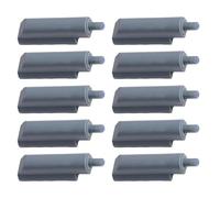 10 chiusure for porte push to open for armadio, chiusura ammortizzata, retrofit, serranda for mobili con apertura a pressione, installazione semplice(Dark Grey)