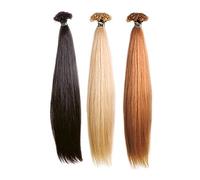 10 CIOCCHE EXTENSION CAPELLI VERI ALLA CHERATINA LUNGHE 65/70 cm LISCE SHE