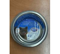 10 Ciotola Duvo + per Gatto IN Acciaio Inox Di 11 CM
