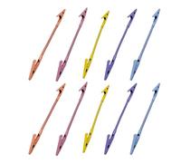 10 clip a doppia testa a mascella in metallo resistente morsetti regolabili girevoli note memo clip rotante clip promemoria clip
