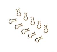 10 clip a molla per pinza freno per XT per biciclette SLX per frenata affidabile e installazione rapida (giallo)