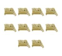 10 clip di fissaggio EW35, componenti in nylon resistente, facile installazione, morsetti, staffe di montaggio per terminali C45 Track Fast Link