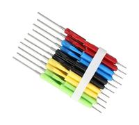 10 clip di prova SDK08 per SMD IC 10 pezzi Sdk08 Come usare STEP1Inserire la linea STEP2Spingere la clip progettata per un uso duraturo con una corretta durata e coerente