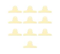 10 clip in metallo, pinze per carta grandi con presa forte, materiale scolastico multiuso, clip in ferro per organizzare documenti, foto, mappe, colore giallo