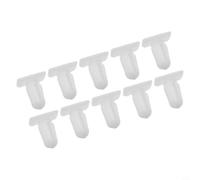 10 clip in nylon bianco per battitacco della portiera E30 E39 E46 Z3 per M5, elementi di fissaggio per piastra abrasiva, parti interne ed esterne dell'auto