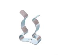 10 clip in spugna a molla resistenti, 19 mm, in acciaio, per garage e deposito attrezzi (6 mm)