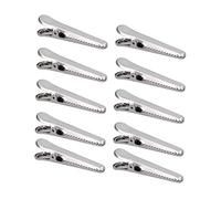10% Clip per alimenti in acciaio inossidabile, clip per sigillanti alimentari pinze da cucina a molla multifunzionale per sacchetto da caffè con pane snack (8 cm)
