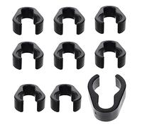 10 clip per cavi per microfono, clip universali per microfono, set di clip per cavi Boompole in plastica, morsetti per cavi per microfono, supporto per cavo per microfono