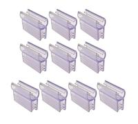 10 clip per etichette per scaffalature merce segno espositore stand griglia segno titolare clip per supermercato display clip al dettaglio