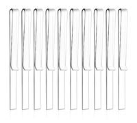 10 clip per leggio musicale, in acrilico trasparente, supporto per pagina, supporto per pianoforte, per musicisti, compositori, pianisti, prove all'aperto, facile lettura