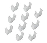 10 clip per pannello in acciaio zincato, non erosione, di varie dimensioni, antivento, per pali in mattoni in legno, clip di rinforzo per pannelli di recinzione
