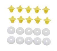 10 clip per pannello porta per Vauxhall Vivaro Movano per Primastar per Opel per Renault Clio per Laguna Megane Master Per Twingo Safrane R19 Interior Trim Fastener fermo parte 7703077250 nero