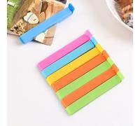 10 clip per sacchetti per la conservazione degli alimenti da 10 cm, multicolore, per sacchetti di snack, caffè, cereali, cucina, dispensa, organizzazione uso
