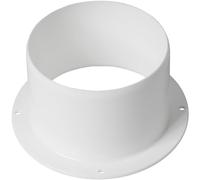 10 cm Flangia del connettore della condotta, flangia del tubo diritto in plastica per il sistema di ventilazione di raffreddamento del riscaldamento