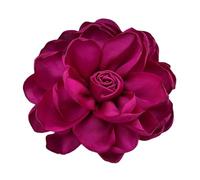 10 cm spilla floreale artigianale spilla donna per bomboniere cerimonia danza rosso 10 x 10 cm, 10x10 cm, Plastica, come descrizione