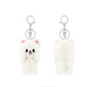 10 cm Stray Kids Portachiavi in peluche MAGNET serie "ATE" SKZoo Portachiavi carino portachiavi ciondolo per i fan (Jiniret)