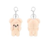 10 cm Stray Kids Portachiavi in peluche MAGNET serie "ATE" SKZoo Portachiavi carino portachiavi ciondolo per i fan (Puppym)