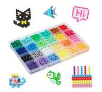 10 colori 1000 pezzi/15 colori 1500 pezzi/24 colori 2400 pezzi Confezione accessori standard, ricariche disponibili in bianco, nero, rosso, blu. Giocattoli puzzle con perline magiche in acqua, per mos