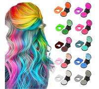 10 Colori Gesso per Capelli, Set Gessetti Colorati Per Capelli, Colore Capelli Temporaneo, Colore Temporaneo Lavabile, Ideale per Feste, Compleanni, Halloween e Cosplay