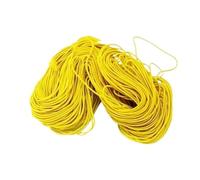 10 Colors Choice 25meters 1MM Beading Elastic Stretch Cord Beads String Strap Rope Bead Thread For Bracelet DIY(Yellow)