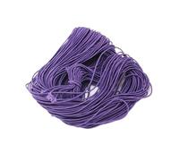 10 Colors Choice 25meters 1MM Beading Elastic Stretch Cord Beads String Strap Rope Bead Thread For Bracelet DIY(PURPLE)