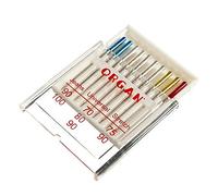 10 combi Organ Hax1 aghi per jeans, stretch universale, confezione per macchine da cucire domestiche