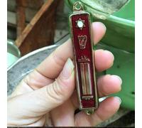 10 Commandment Mezuzah Silver Tone Made in Israel Door Mezuza Hebrew Torah Bibl