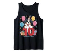 10° compleanno ragazzo ragazza 10 anni dieci Bovaro del Bernese Canotta