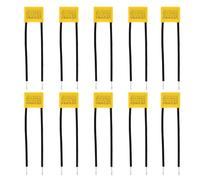 10 condensatori anti-interferenza LED 0,33µF 275 V X2, condensatore di sicurezza radiale a 2 pin, soluzione efficace contro lo sfarfallio e il bagliore di lampade LED, per elettrodomestici, protezione