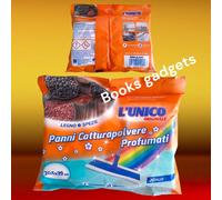 10 Conf. (200 Pz) L'unico Originale Panno Catturapolvere Legno & Spezie 20,5x39