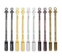 10 Confezione Mini Cucchiaio Nasofaringeo, Cucchiaio Medicinale in Metallo, Cucchiaio per Campioni da Laboratorio, Mini Cucchiaio Medicinale, Utilizzato per Riempire Sale E Spezie in Fiale (5 Colori)