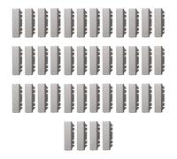 10 CONFEZIONE MODULI 1/2 FALSO POLO (40PZ), GRIGIO, COMPATIBILE CON BTICINO AXOLUTE, TAPPO DI CHIUSURA, MODULI E FRUTTI 100% COMPATIBILI, MATERIALI DI ALTA QUALITA'